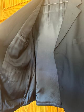 Chaqueta de traje azul marino talla 60