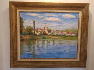 Cuadro Lienzo Paisaje Acuático