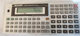 Ordenador de bolsillo SHARP PC-1401 de 1983