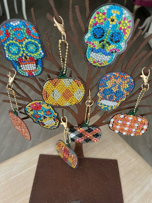 Llaveros Calabaza  Imanes Calavera  Halloween