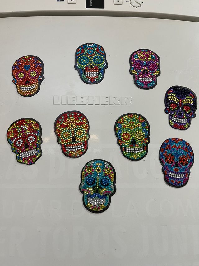 Llaveros Calabaza  Imanes Calavera  Halloween