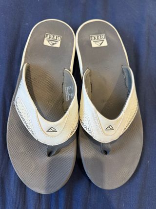 Sandalias Reef Talla 47 Gris/Blanco
