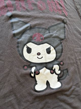 Camiseta Kuromi con pedrería