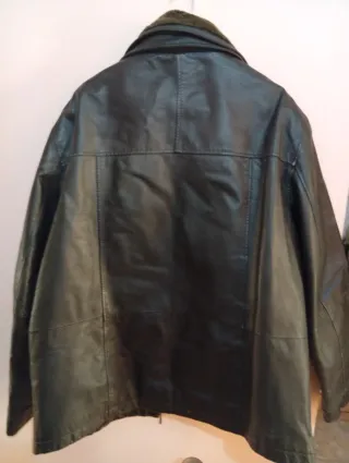 Chaquetón Piel Hombre Marrón Talla XXXL