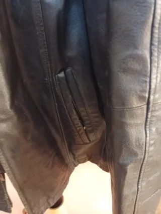 Chaquetón Piel Hombre Marrón Talla XXXL