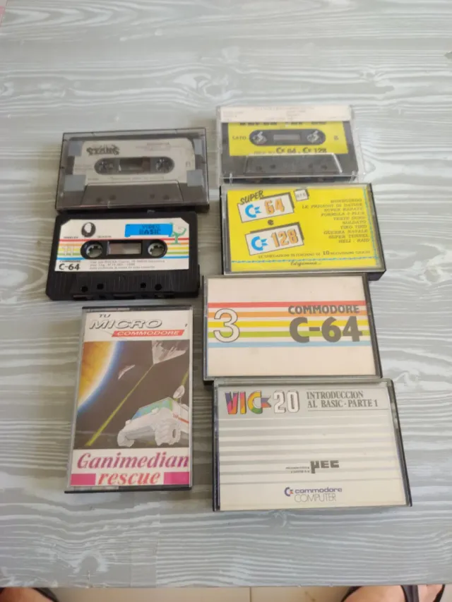 Lote 7 Cintas Commodore 64