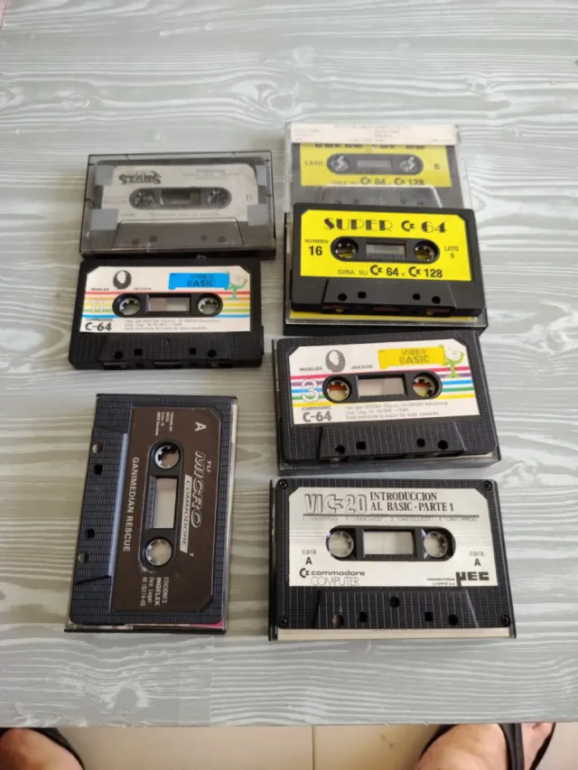 Lote 7 Cintas Commodore 64