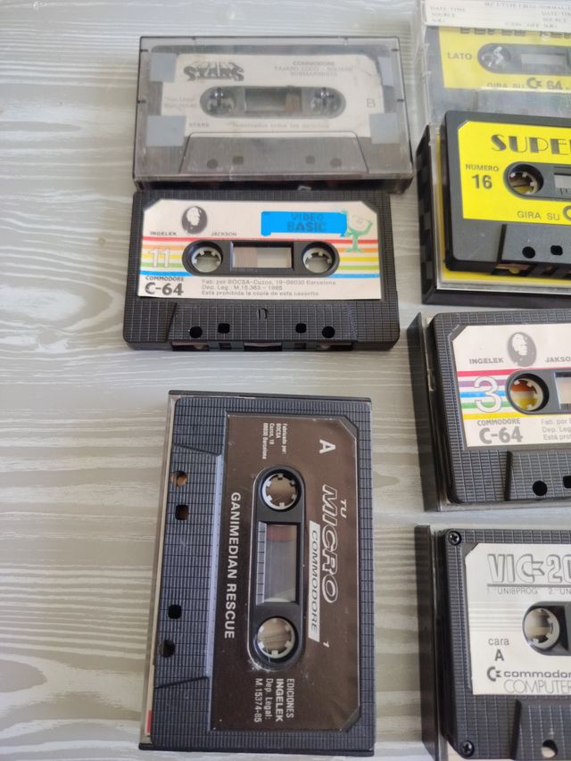 Lote 7 Cintas Commodore 64