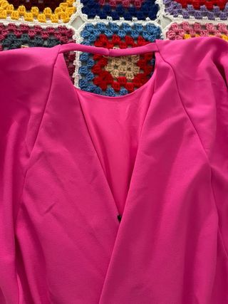 Vestido Zara rosa mini