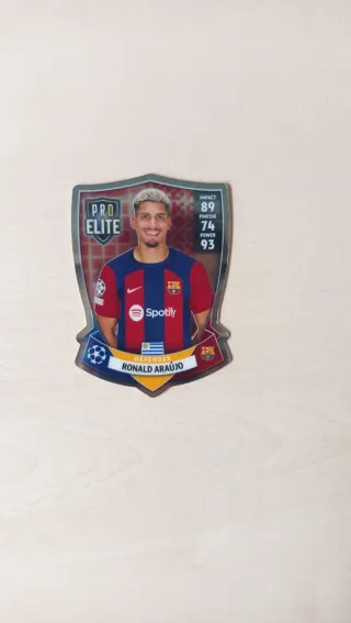 Cromo Champions League Ronald Araújo
