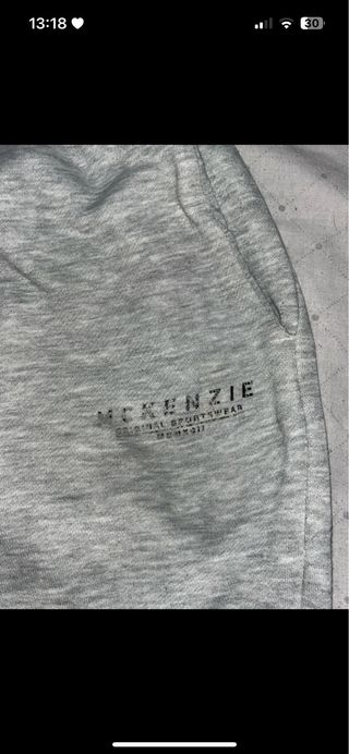 Pantalón chándal gris McKenzie Talla M