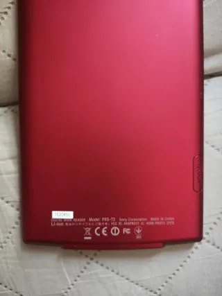 Lector Electrónico Sony PRS12 Rojo