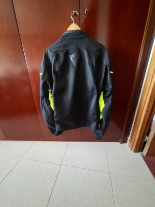 Chaqueta Dainese Verano Hombre Negra/Neón
