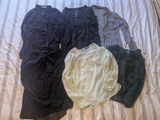 Lote 6 Blusas Zara Tallas M/L