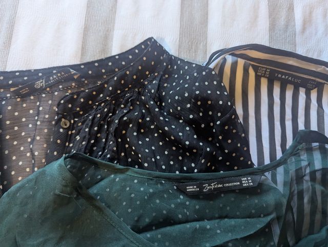 Set di 6 camicette Zara Taglie M/L