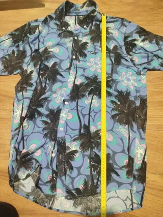 Camisa manga corta Rip Curl palmeras