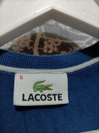 Jersey Lacoste Azul Talla L