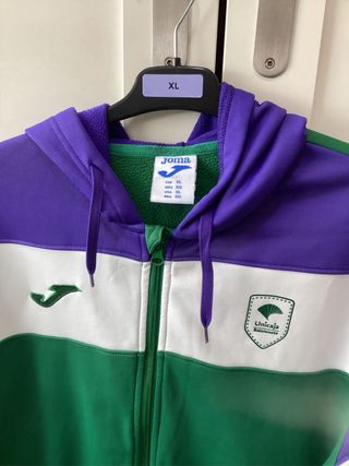 Sudadera Joma Unicaja XL Verde y Morado