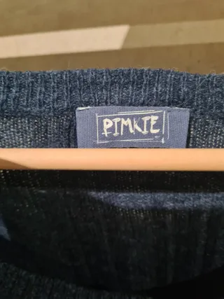 Jersey tipo lana del Pimkie azul marino talla L