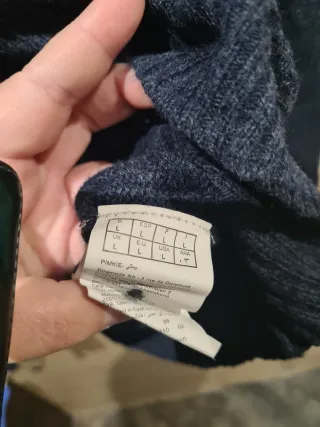 Jersey tipo lana del Pimkie azul marino talla L