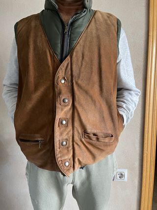 Chaleco Ruffler Hombre Marrón Talla L
