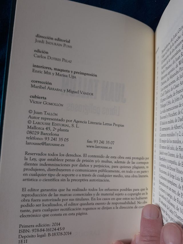 Libros peligrosos 