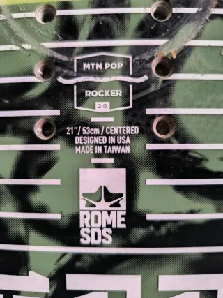 Tabla Snowboard Rome SDS Reverb 154