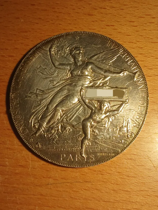 Medalla de Plata Exposición Universal París 1878