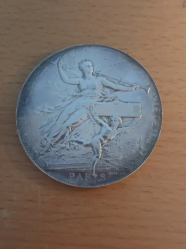 Medalla de Plata Exposición Universal París 1878