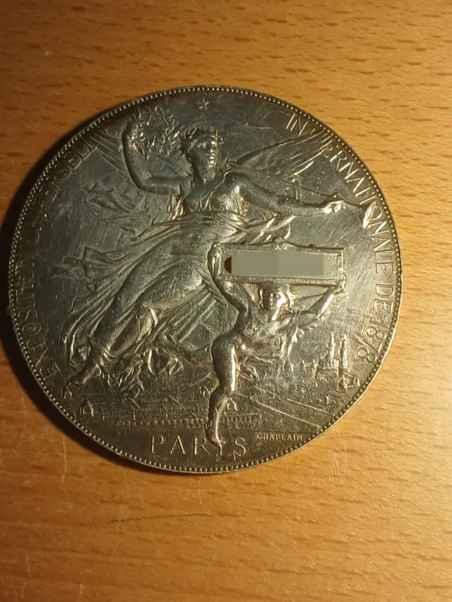 Medalla de Plata Exposición Universal París 1878