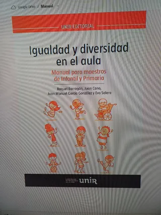 Libro Igualdad y diversidad en el aula