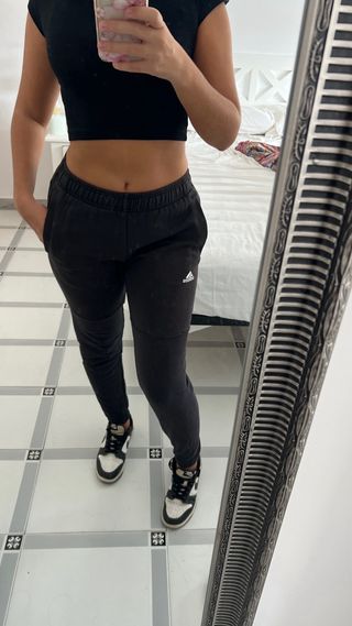 Pantalón chándal Adidas negro Talla XS