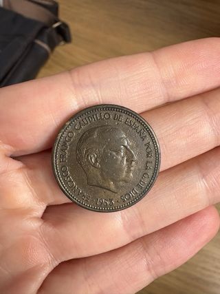 2,5 Pesetas 1953 Franco Caudillo