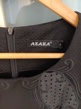 Vestido negro entallado AZARA Talla L