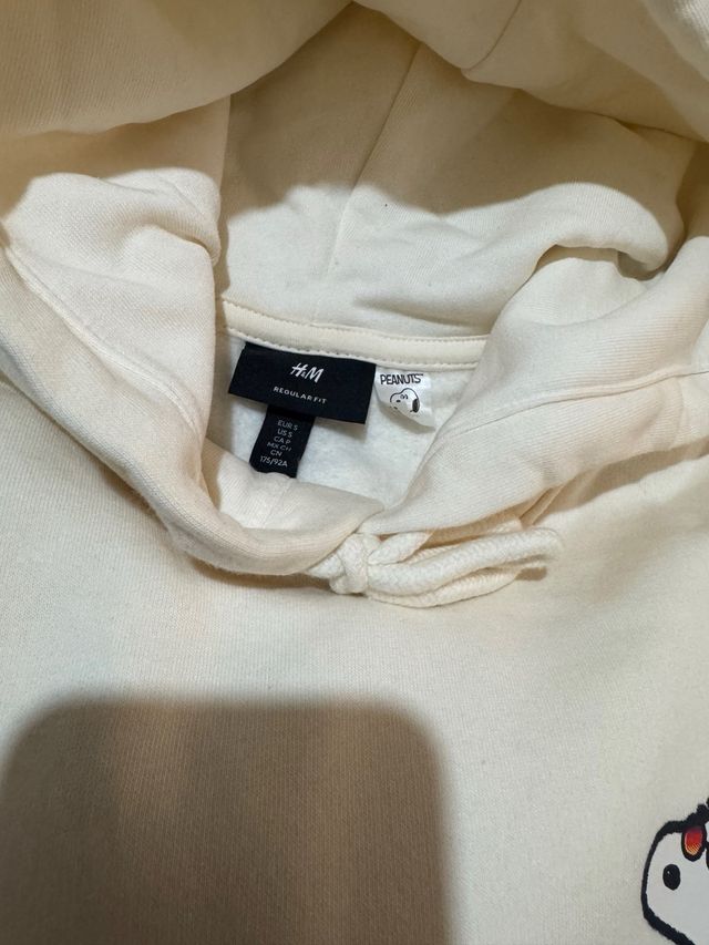Sudadera H&M Snoopy Beige