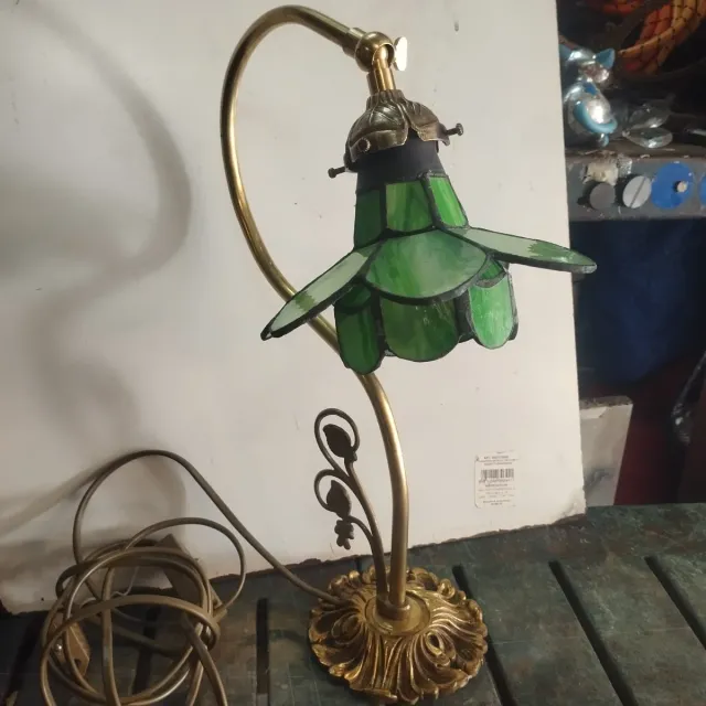 Lamp Liberty Stile Liberty Vetro Verde