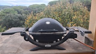 Barbacoa Weber de Gas Q1200 Negra/Plata. 