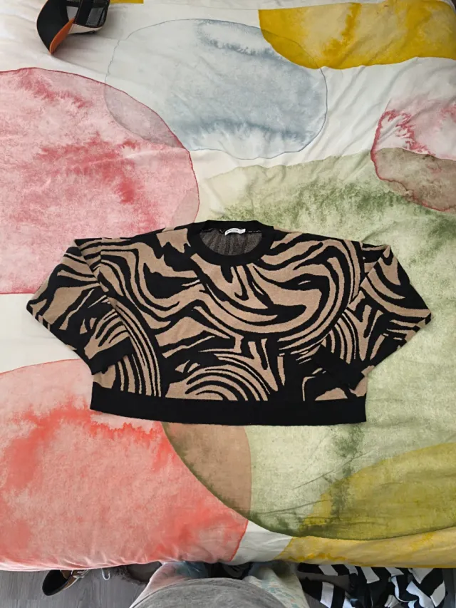 Jersey estampado animal print corto