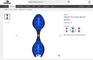 skateboard Ripster Air Board Caster Patinete