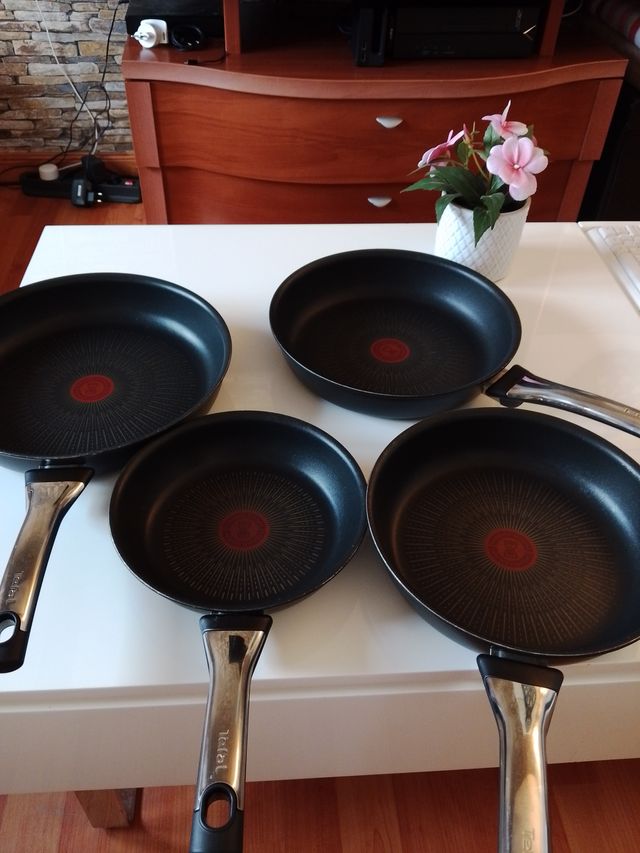 Juego 4 sartenes Tefal