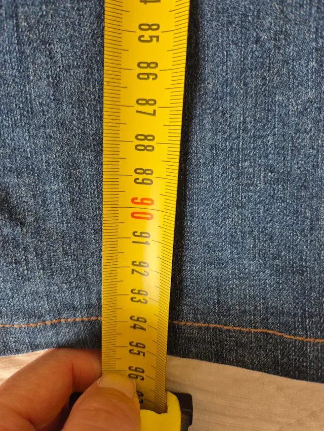 Jeans Pull&Bear a zampa blu