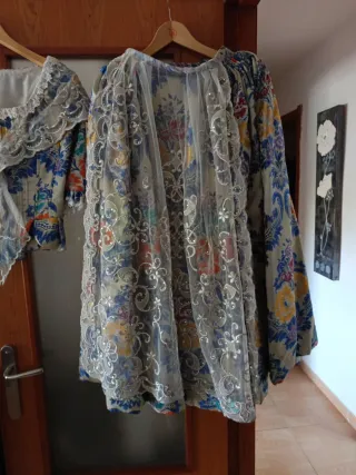 Traje de Fallera Talla 34 Multicolor