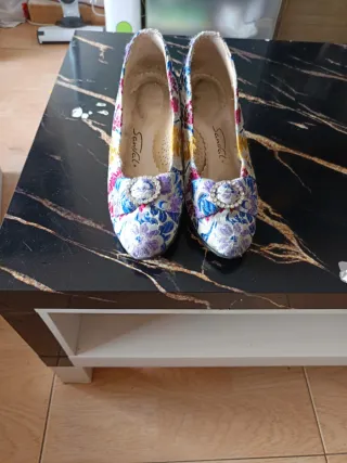 Traje de Fallera Talla 34 Multicolor