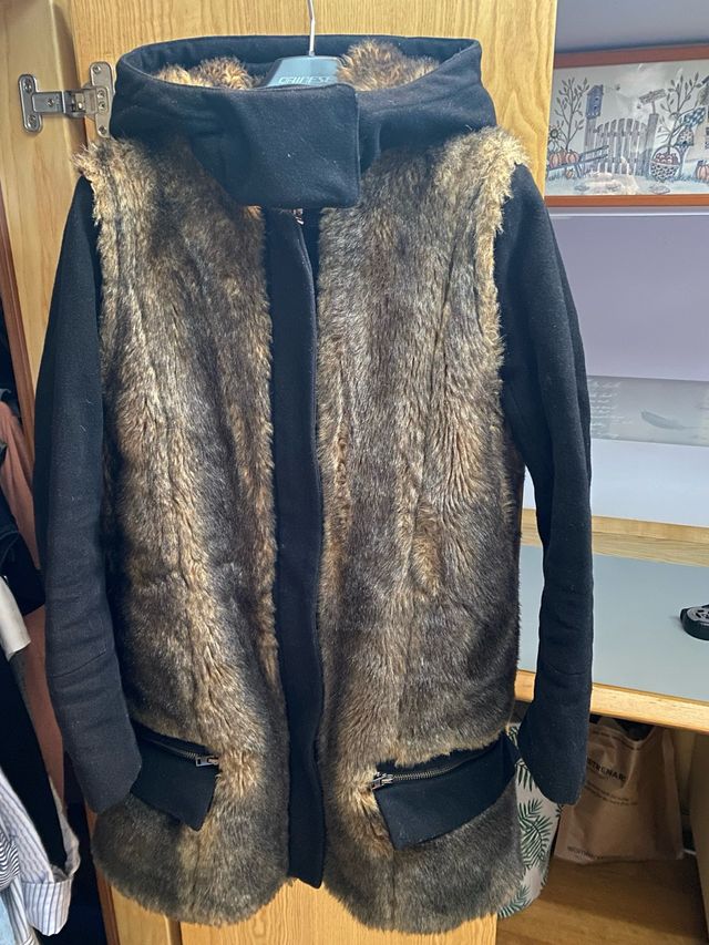 Abrigo Bimba y Lola Negro y Marrón