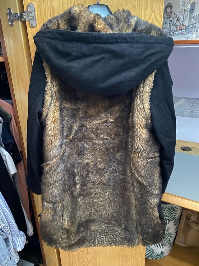 Abrigo Bimba y Lola Negro y Marrón