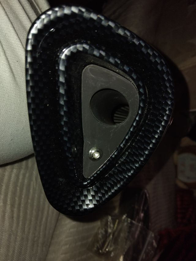 Tubo de escape moderno