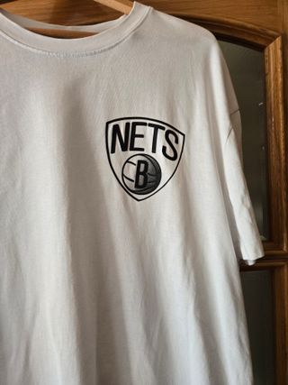 Camiseta Primark Nets Blanca Hombre