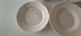 4 Piatti antichi in terracotta della fine del XIX secolo
