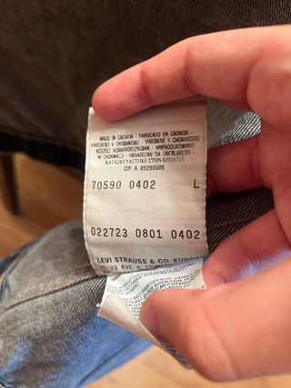 Cazadora Levi's Talla L