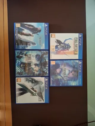 Lote 5 Juegos Final Fantasy PS4